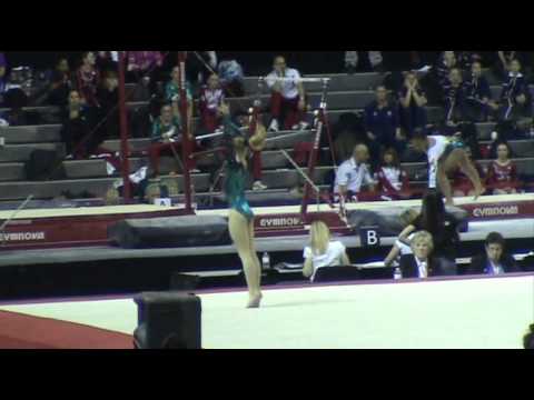 Anastasia Dmitrieva FX 2012 Gymnix Junior Cup AA
