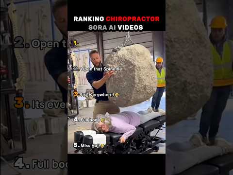 Ranking best Sora AI chiropractor videos #shorts