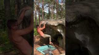 Video thumbnail: La Quille, 6b+. Fontainebleau