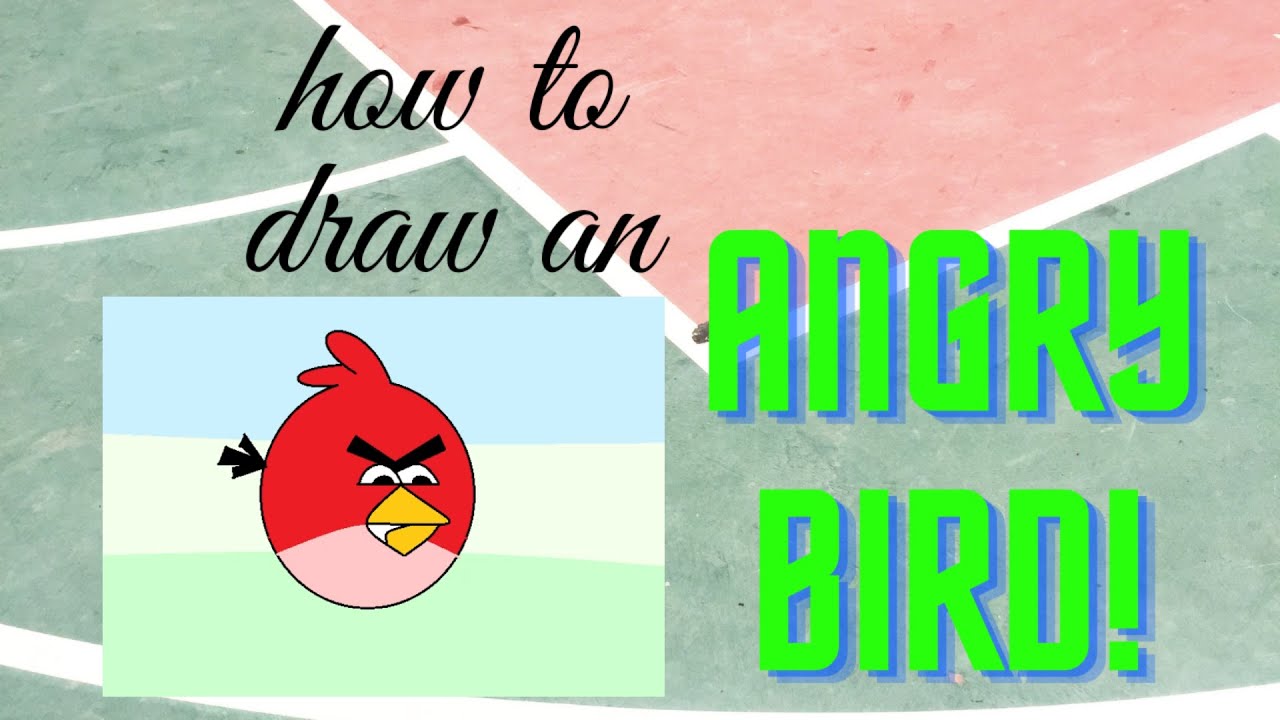 Drawing Angry Bird in MS Paint|LearningCom