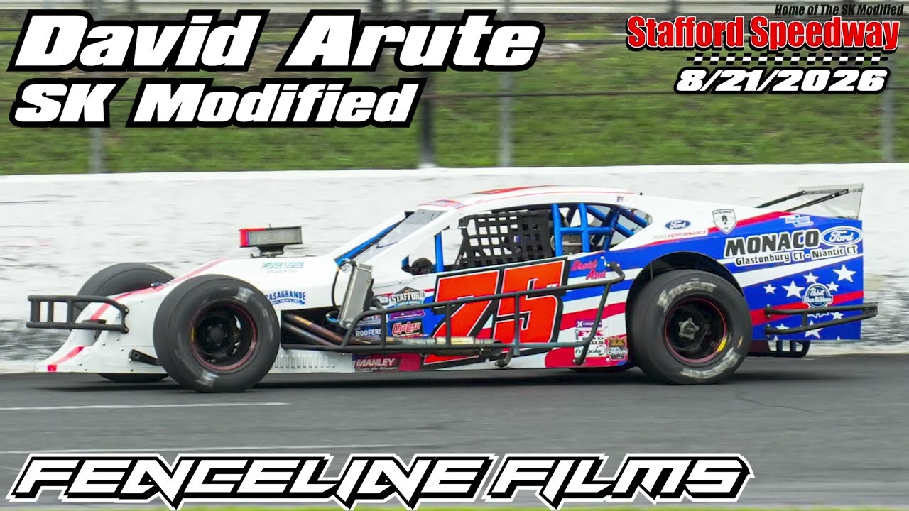 David Arute SK Modified at Stafford Speedway