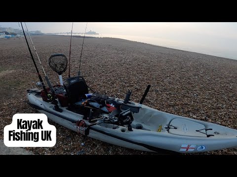 Sea Fishing UK - Kayak Fishing for Hounds And Bass At Eastbourne