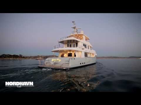 Nordhavn 96 "Lacey Kay" departing Dana Point