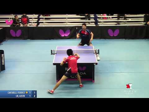 2018 Butterfly Canada Cup #3 - Over 1800 Finals - Fred Cantarelli vs Austin Lin