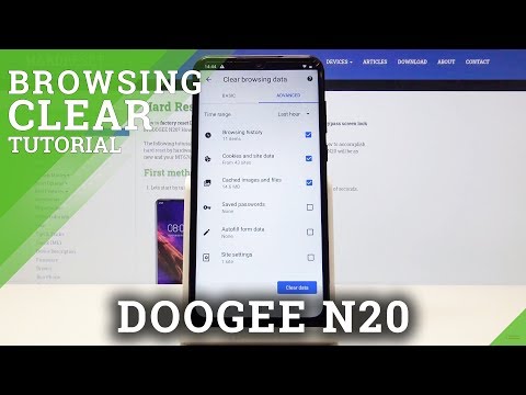 How to Clear Browser Data in Doogee N20 - Delete History & Cookies
