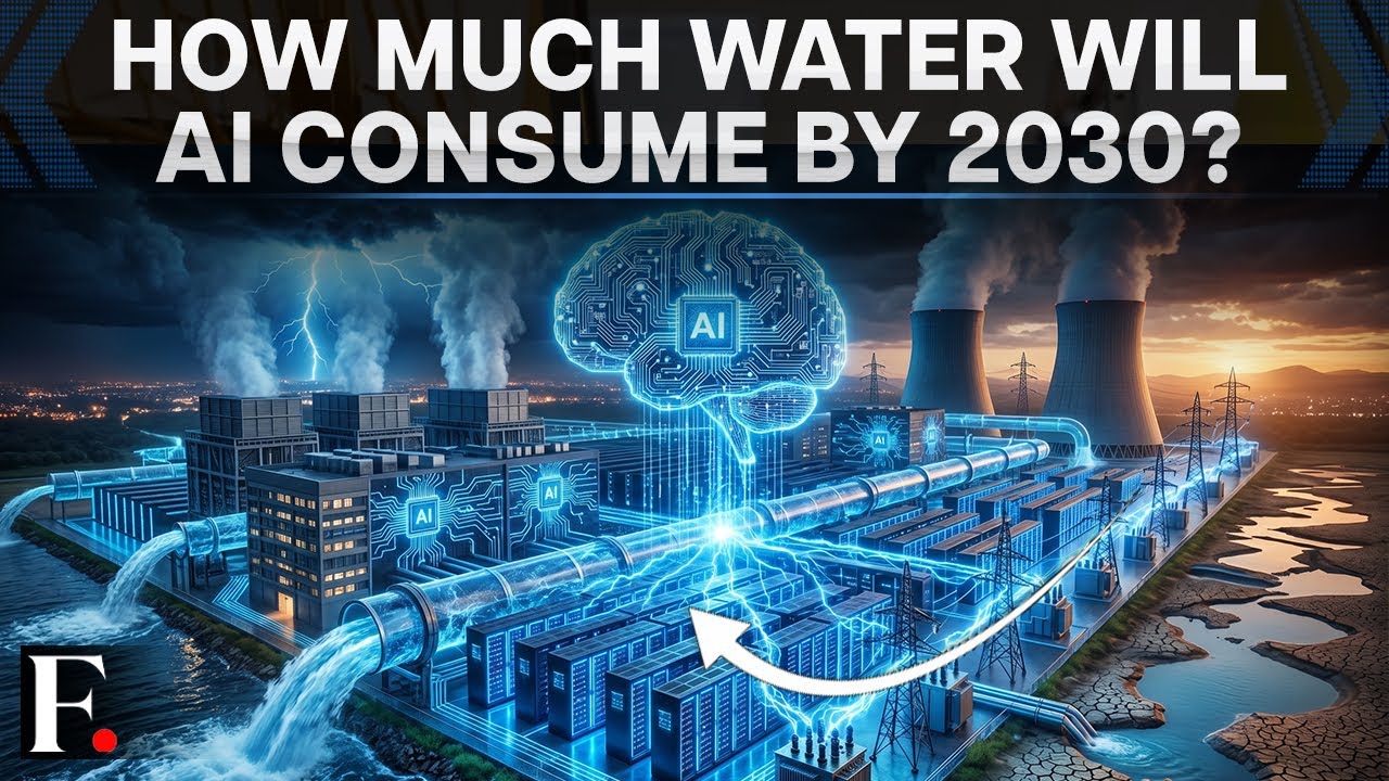 UN Warning: AI Data Centres May Consume Water Needed by 1.3 Billion People by 2030 | FP Video