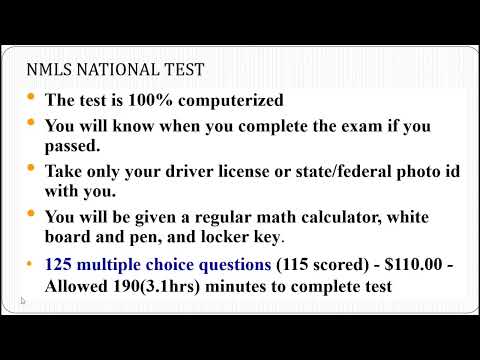 NMLS Exam Prep Crash Course
