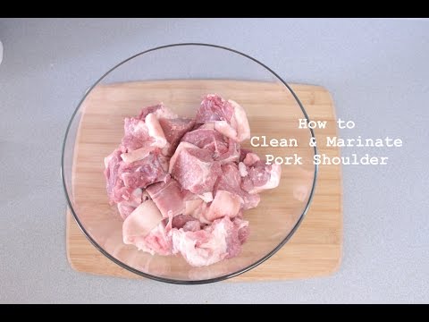 How to Clean & Marinate Pork Shoulder - Episode 31 - ❤ Love For Haitian Food