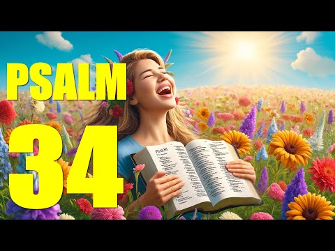 Psalm 34 Reading: Embracing Gratitude and Trust (With words - KJV)