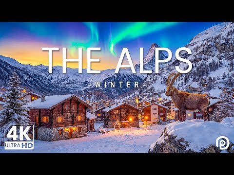 The Alps 4K Winter – Majestic Peaks, Frozen Valleys & Fairytale Mountain Towns
