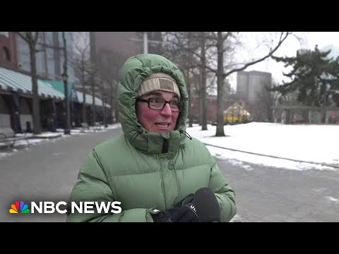 Boston residents plan to ‘hunker down’ as snow continues to fall