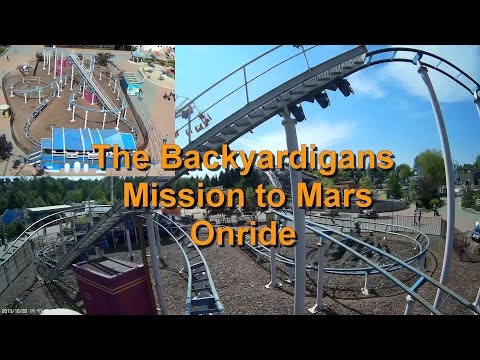 The Backyardigans Mission to Mars - Movie Park Germany - Onride & Off Ride Junior Coaster Front Raw