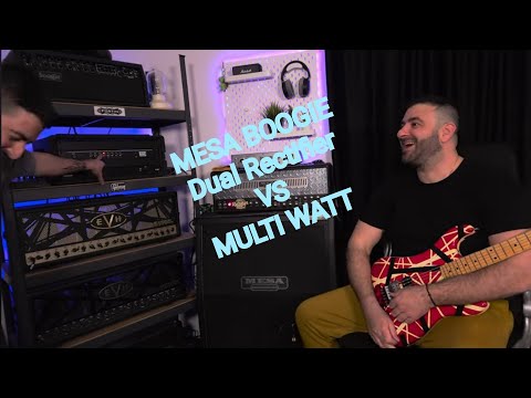 Multiwatt vs 3 Channel Solo Head | Mesa Boogie Dual Rectifier high gain comparison