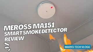 Meross MA151 Smart Smoke Alarm Review – Affordable Matter Compatible Detector