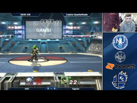 DIOD XIII PM 3.5 Singles Losers Quarters: DMX (Meta Knight) Vs. Eggman (Luigi)