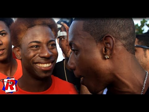 😂(ONE CURE) Dinamita💣 VS. Mampulo Black😈 - Freestyle Battle // Plaza Guibia