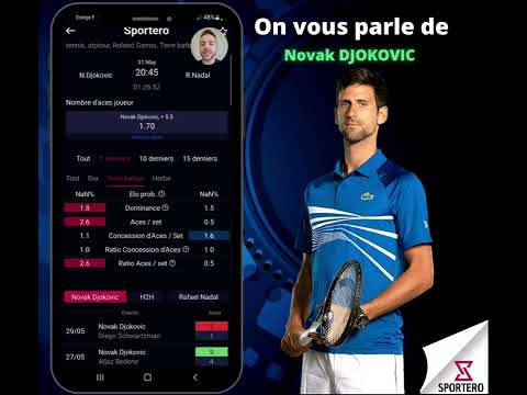 LIVE Betting Tennis : Nadal vs Djokovic  - lecture des Aces