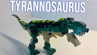 Lego Jurassic Park Tyrannosaurus Rex Tutorial
