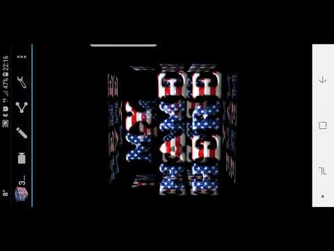 3D My Name Patriotic USA LWP Video