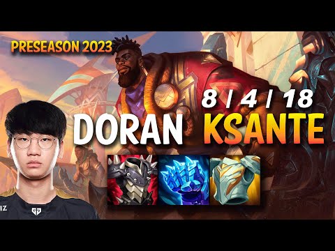 Gen Doran K'SANTE vs IRELIA Top - KR Ranked