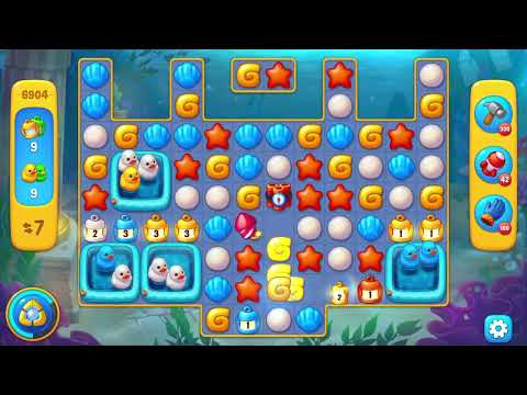 Fishdom 6904 Level - 15 moves - NO BooSTERS