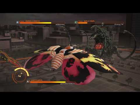 mothra vs battra vs biollante - godzilla ps4