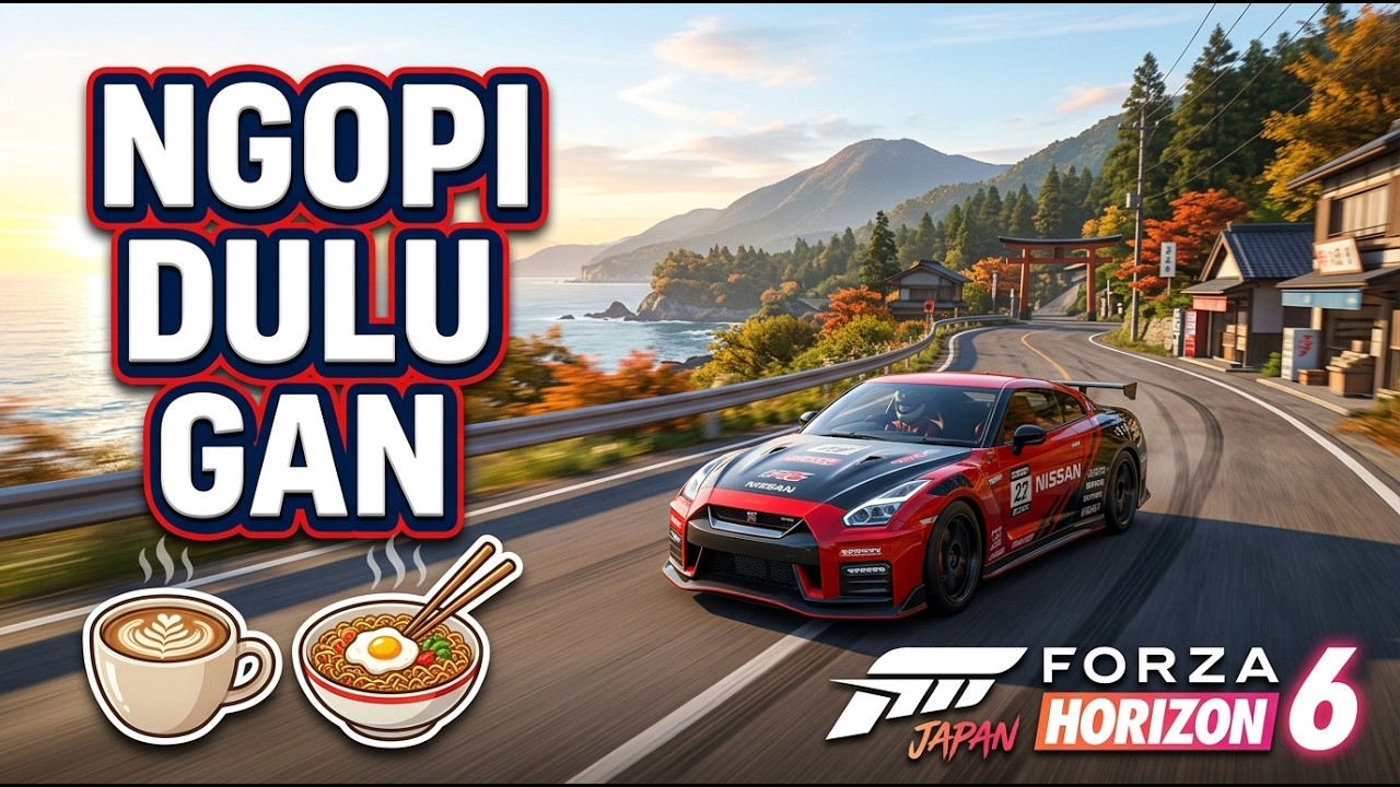NGOBROL Sembari Menikmati JEPANG di Pagi Hari! - Forza Horizon 6