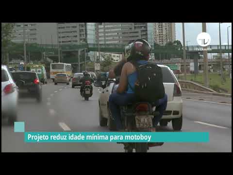Projeto reduz idade mínima para motoboy - 12/08/21