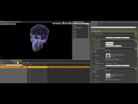 UE4 Niagara Morphing Test (Particle Position)