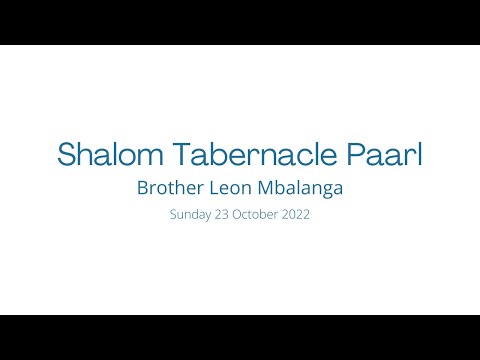 2022-1023AM - Brother Leon Mbalanga - Identification