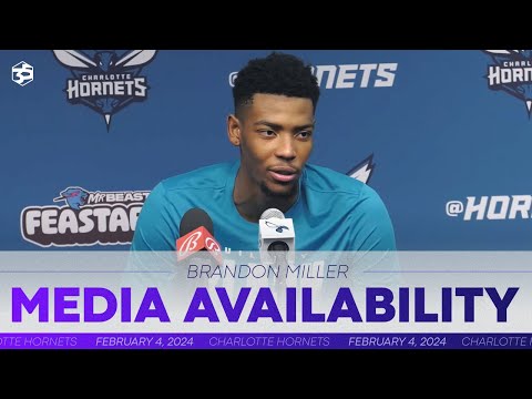 Hornets vs Pacers: Brandon Miller Postgame Media Availability
