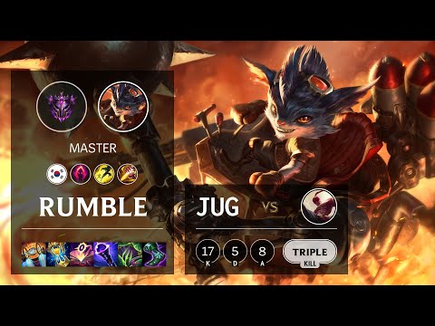 Rumble Jungle vs Lee Sin - KR Master Patch 11.10