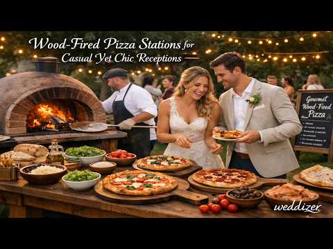 Wood-Fired Pizza Wedding Stations ???? | Trendy Reception Ideas You NEED to See!