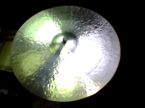22 HSB Kontroversial Ride, 2425g - Handcrafted cymbals by Craig Lauritsen.MOV