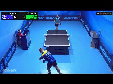 18:25 Valerii Tatarynov - Ruslan Lazebnyi 04.10.2023 TT Euro.Cup Ukraine Star. TABLE 3