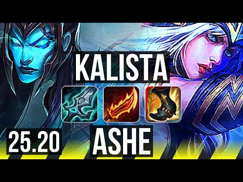 KALISTA & Lulu vs ASHE & Milio (ADC) | Dominating | KR Master | 25.20