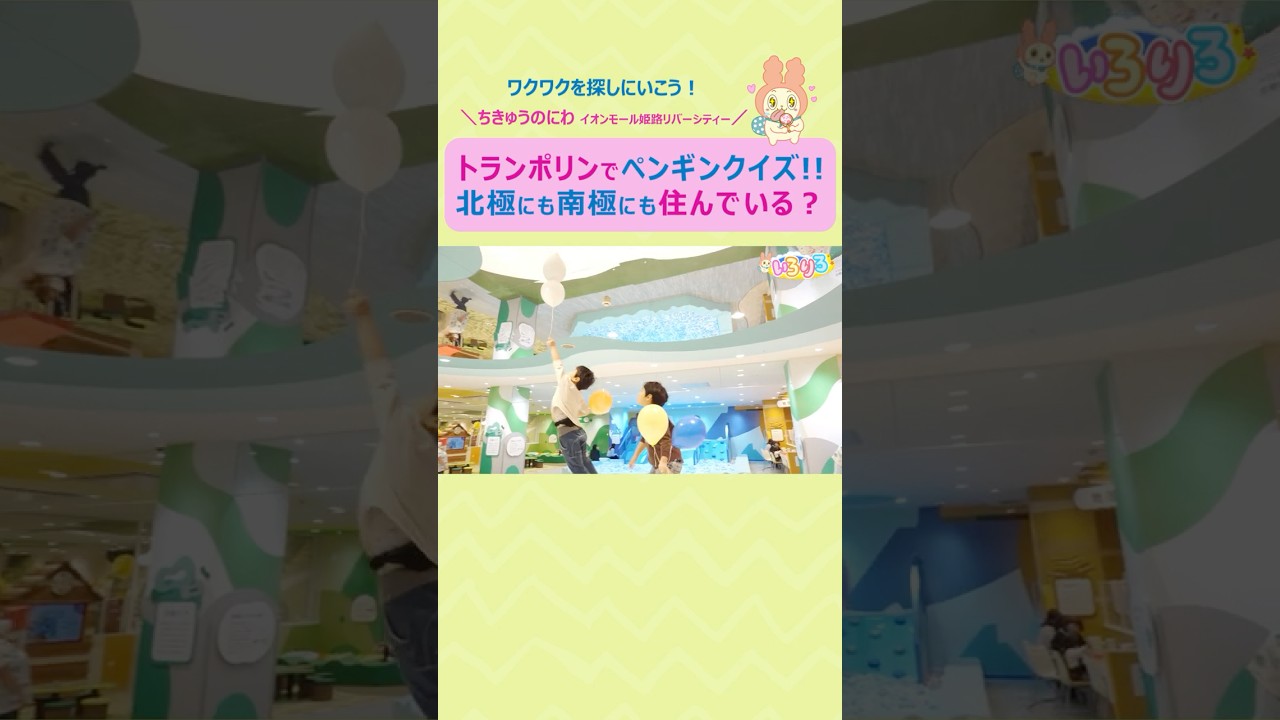 【ytvいろりろ】 #ちきゅうのにわ × #いろりろ 🌏トランポリンでクイズ対決🐧🎈