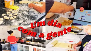 FABRICAÇÃO DE ESFIRRAS, PASTÉIS E SALGADOS | ROTINA DA SALGADERIA DELIVERY