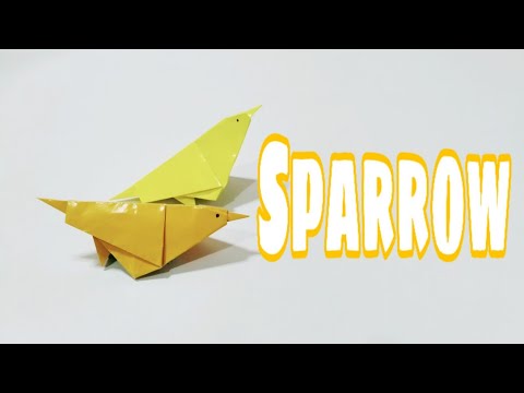 How to Make Origami Sparrow