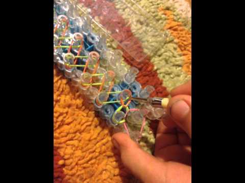 Mein Erstes Video ein Rainbow Loom Armband