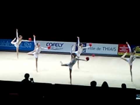FRANCE 5 balls - 2011 Thiais Groups AA (poor quality)