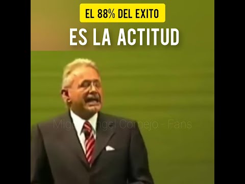 EL 88%% DEL ÉXITO ES LA ACTITUD Por  Miguel Ángel Cornejo