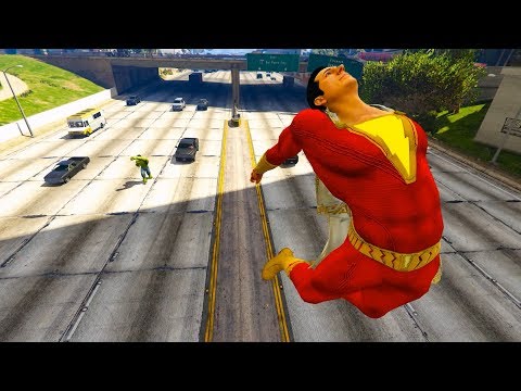 GTA 5 Hulk & Superman Vs Shazam! Ragdoll Compilation | (GTA 5 Fails Funny Moments Ragdolls)
