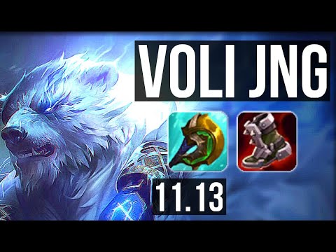 VOLIBEAR vs MORDEKAISER (JUNGLE) | Rank 3 Voli, 0/1/5 | BR Challenger | v11.13