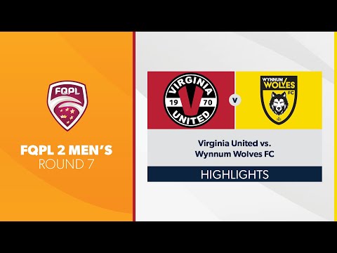 FQPL 2 Men's R7 - Virginia United vs. Wynnum Wolves FC Highlights
