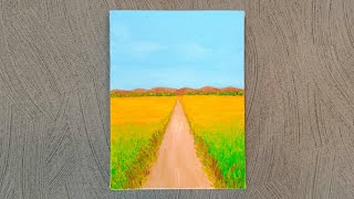Painting a Beautiful Landscape From Scratch… But Look How It Turned Out 🌾