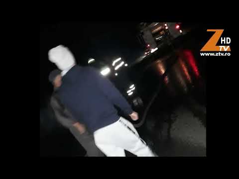 Incendiu la un autoturism la ieșire din Mesesenii de Jos