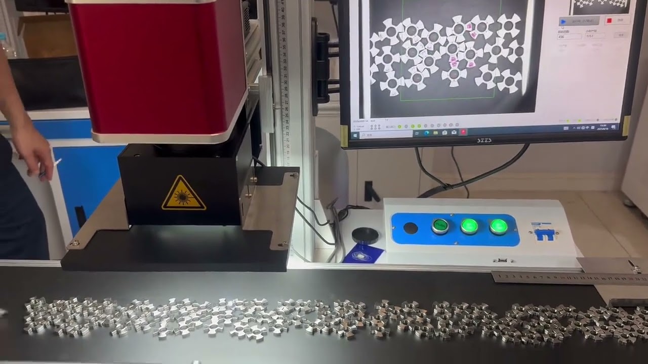 Visual automatic laser marking machine