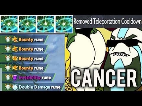 WTF BUILD DOTA2 NEW CANCER WTF NO COOLDOWN TELEPORTATION 7.06 Nature Prophet by Moo Imba Dota 2