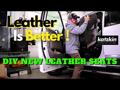 Leather Is Better! - DIY Katzkin Leather How To Installation on Ford F-150 - Tips and Review